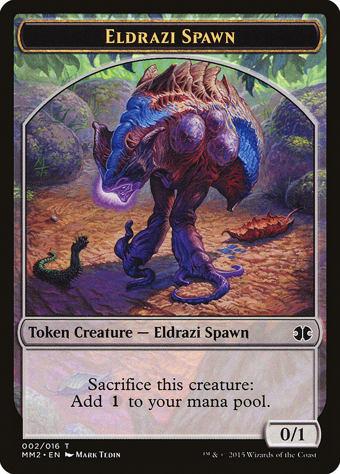 Eldrazi Spawn Token (002/016) [Modern Masters 2015 Tokens] | Deep Dive Games St. Marys