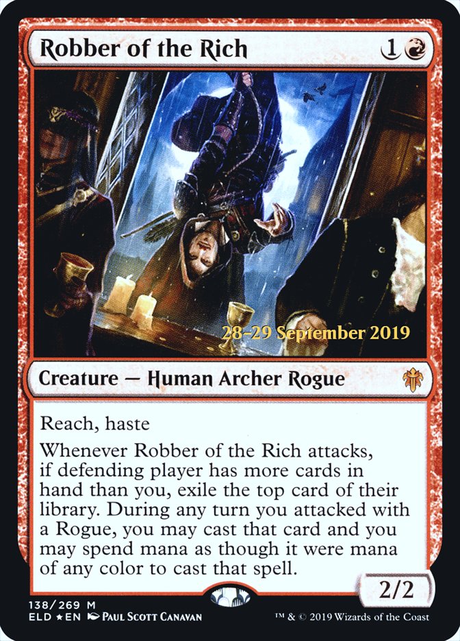 Robber of the Rich [Throne of Eldraine Prerelease Promos] | Deep Dive Games St. Marys