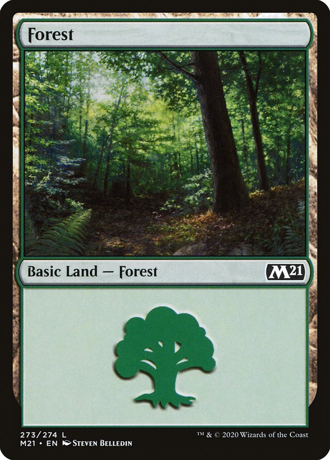 Forest (273) [Core Set 2021] | Deep Dive Games St. Marys