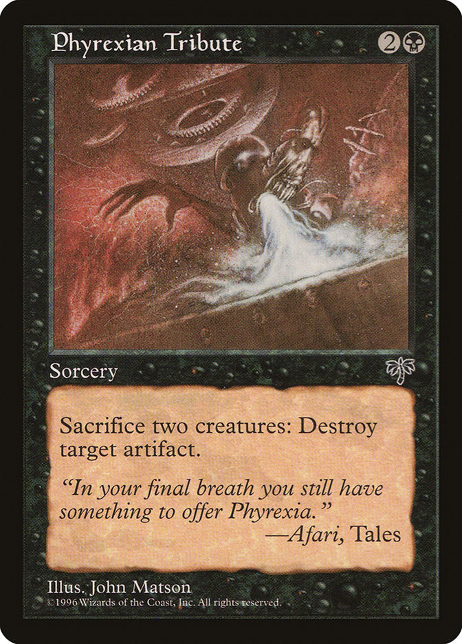 Phyrexian Tribute [Mirage] | Deep Dive Games St. Marys