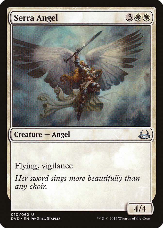 Serra Angel (Divine vs. Demonic) [Duel Decks Anthology] | Deep Dive Games St. Marys