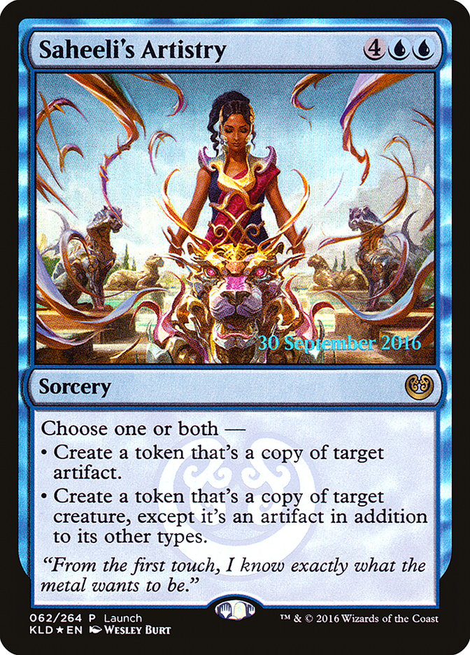 Saheeli's Artistry (Launch) [Kaladesh Promos] | Deep Dive Games St. Marys