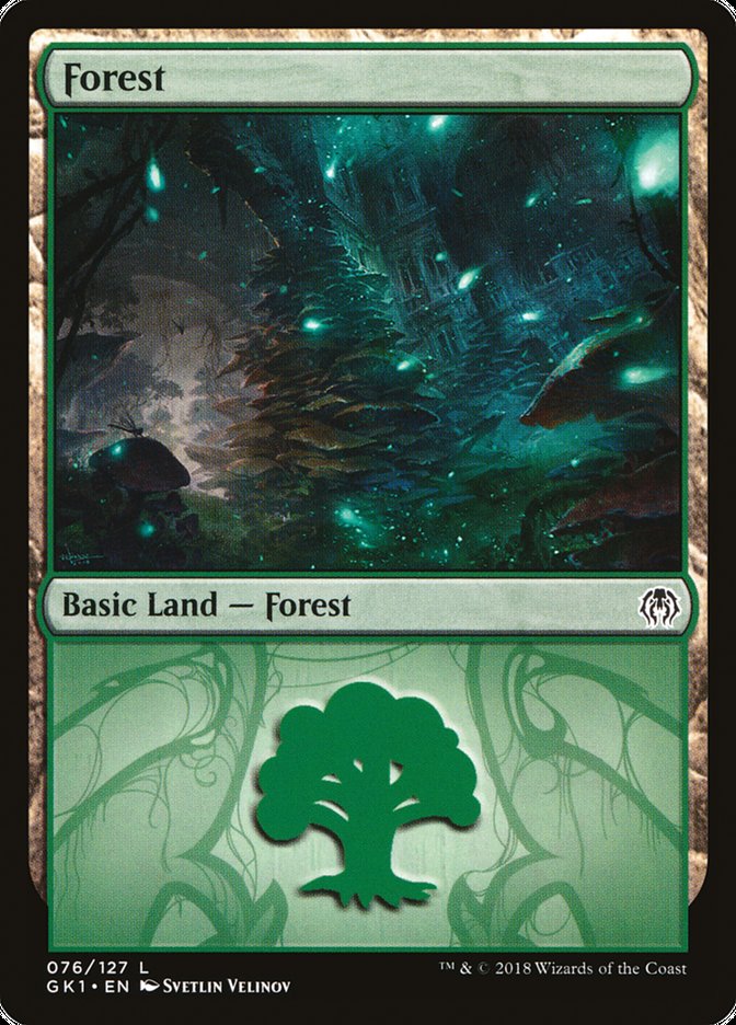 Forest (76) [Guilds of Ravnica Guild Kit] | Deep Dive Games St. Marys