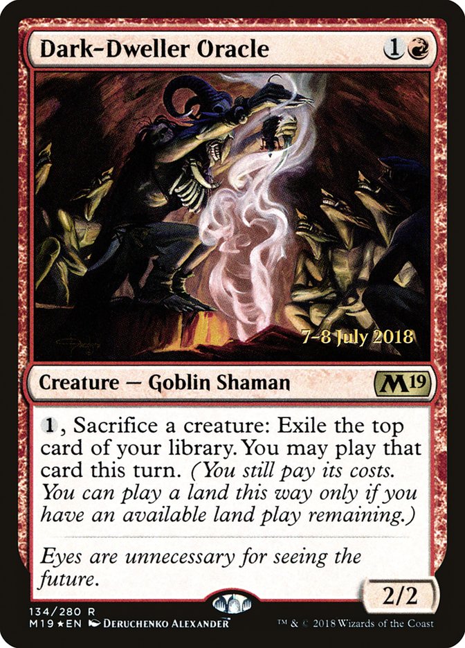 Dark-Dweller Oracle [Core Set 2019 Prerelease Promos] | Deep Dive Games St. Marys