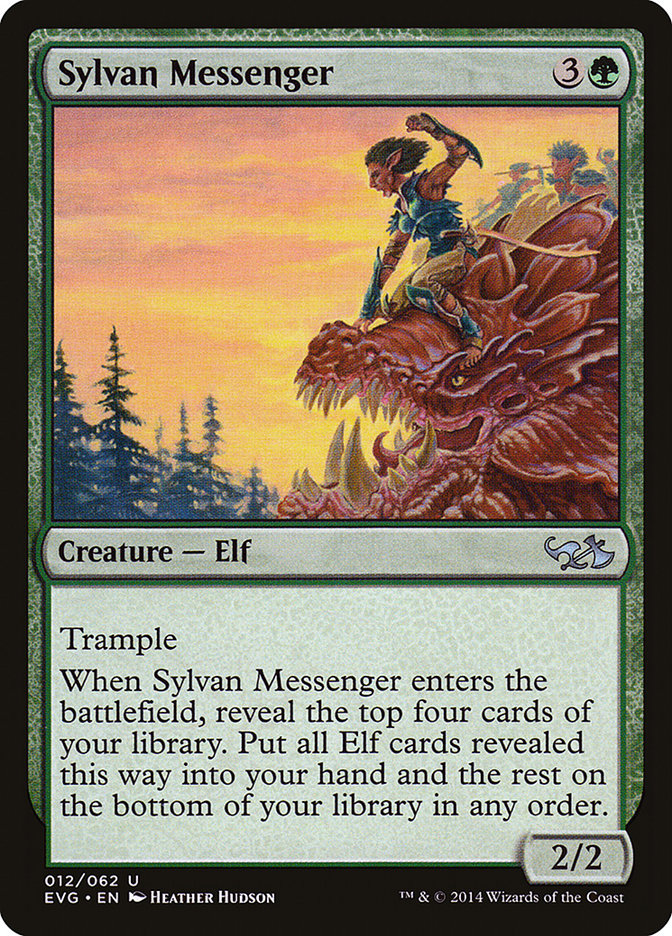 Sylvan Messenger (Elves vs. Goblins) [Duel Decks Anthology] | Deep Dive Games St. Marys