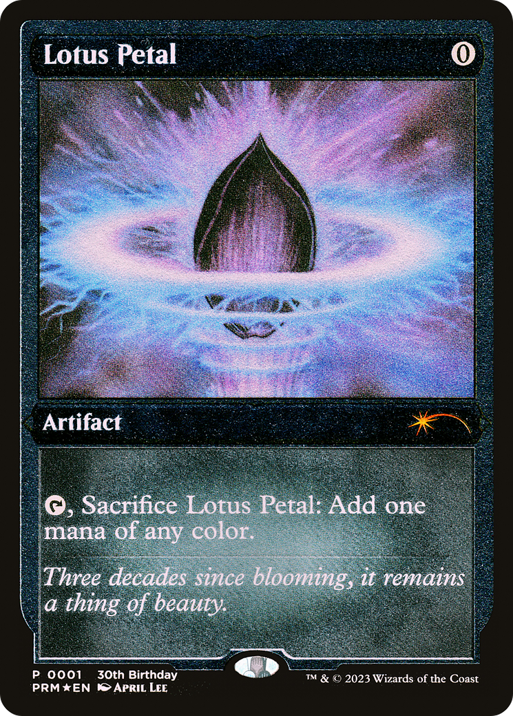 Lotus Petal (Foil Etched) [30th Anniversary Promos] | Deep Dive Games St. Marys