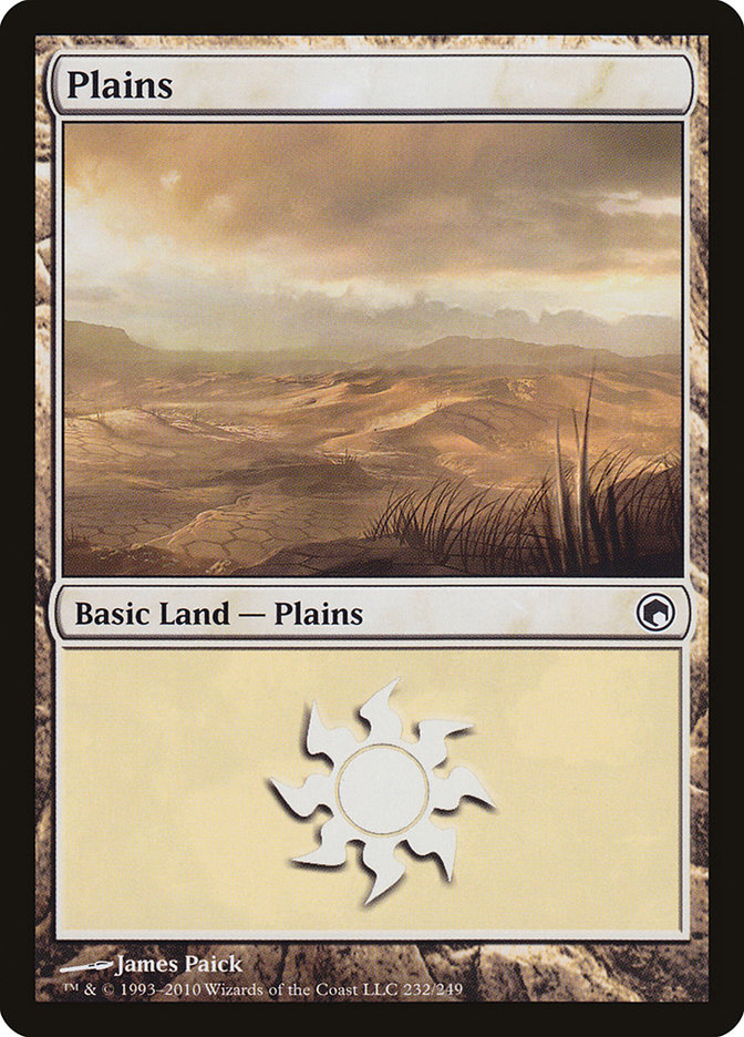 Plains (232) [Scars of Mirrodin] | Deep Dive Games St. Marys