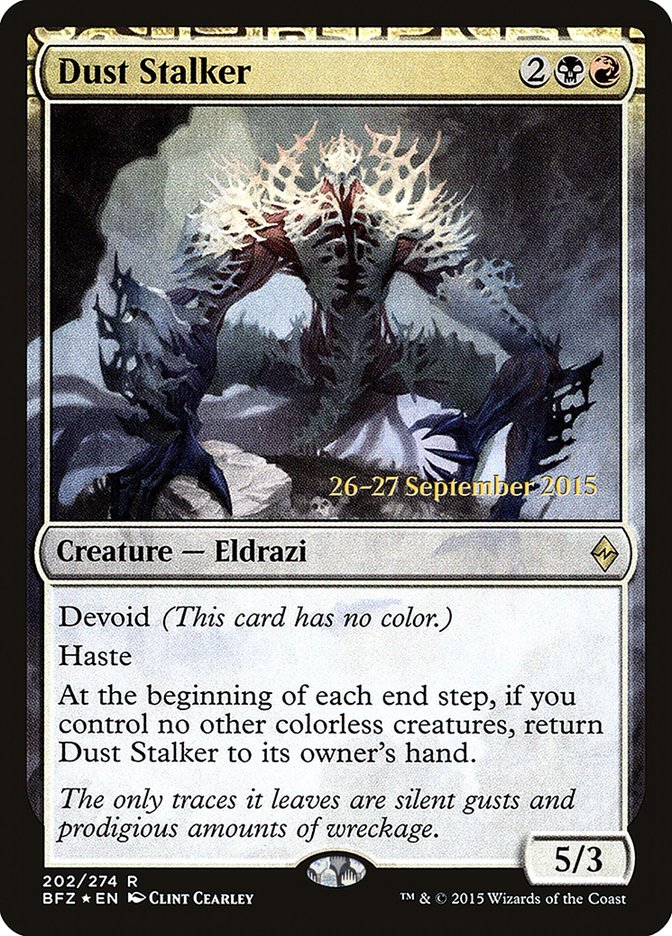 Dust Stalker [Battle for Zendikar Prerelease Promos] | Deep Dive Games St. Marys