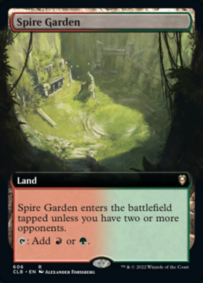 Spire Garden (Extended Art) [Commander Legends: Battle for Baldur's Gate] | Deep Dive Games St. Marys