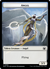 Angel (3) // Demon Double-Sided Token [March of the Machine Commander Tokens] | Deep Dive Games St. Marys