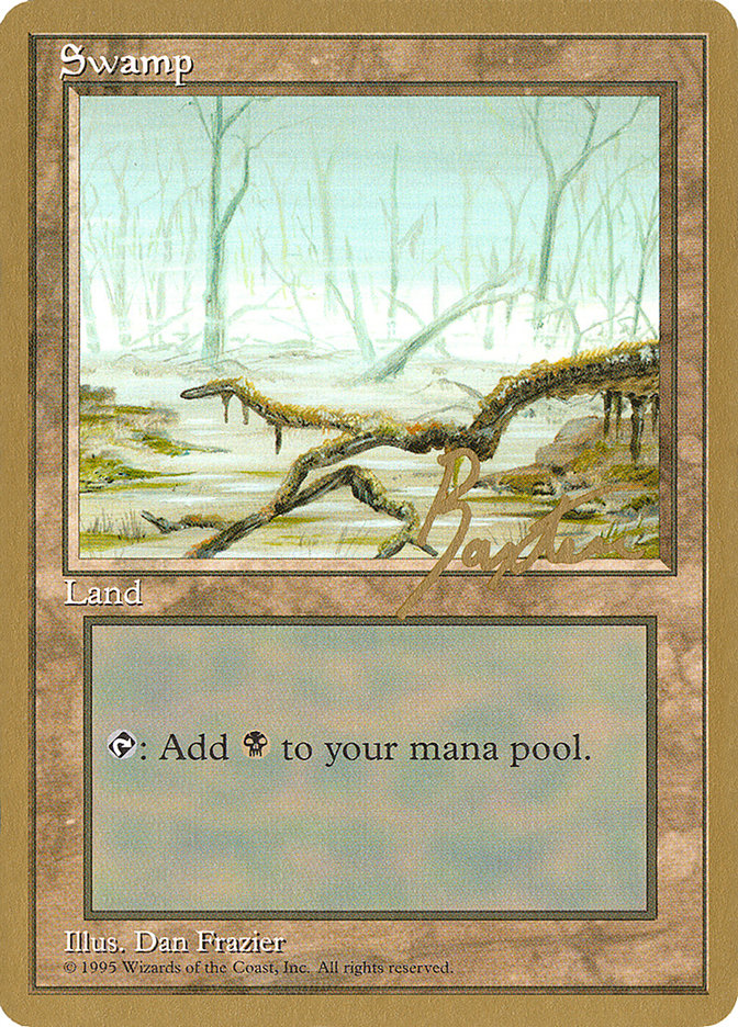 Swamp (gb372) (George Baxter) [Pro Tour Collector Set] | Deep Dive Games St. Marys