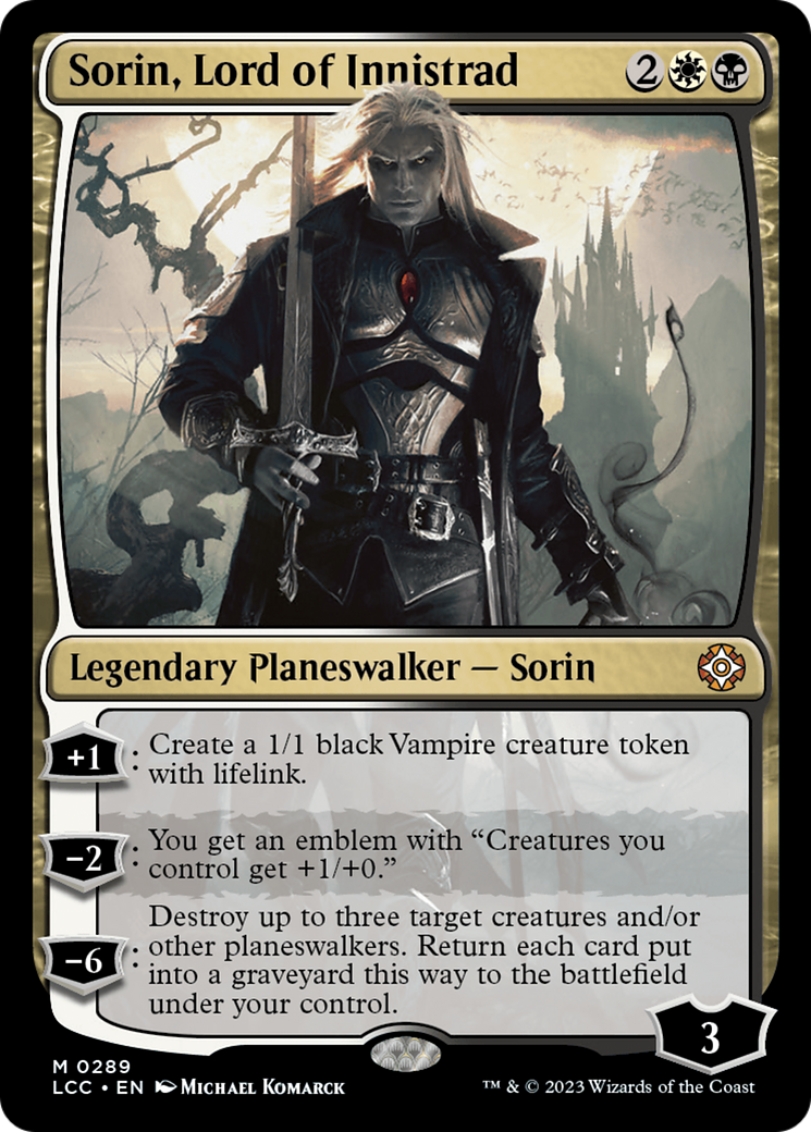 Sorin, Lord of Innistrad [The Lost Caverns of Ixalan Commander] | Deep Dive Games St. Marys