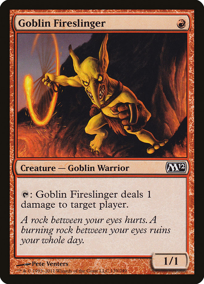 Goblin Fireslinger [Magic 2012] | Deep Dive Games St. Marys