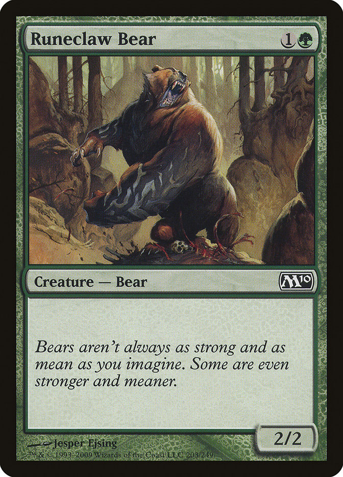 Runeclaw Bear [Magic 2010] | Deep Dive Games St. Marys