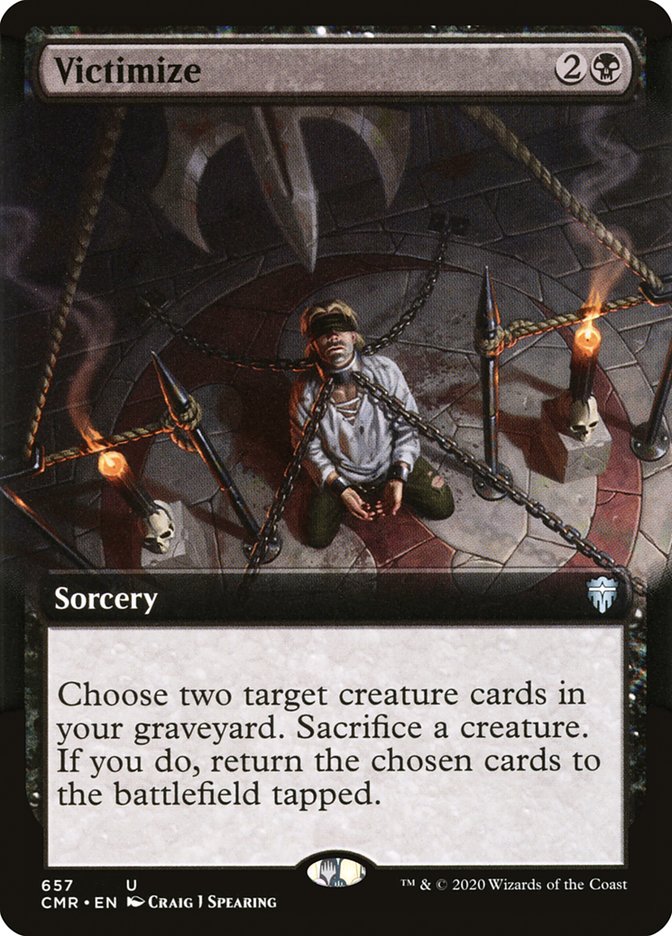 Victimize (Extended Art) [Commander Legends] | Deep Dive Games St. Marys