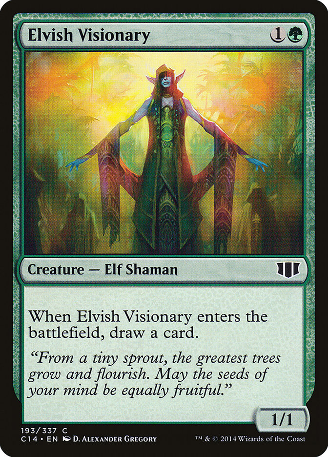 Elvish Visionary [Commander 2014] | Deep Dive Games St. Marys