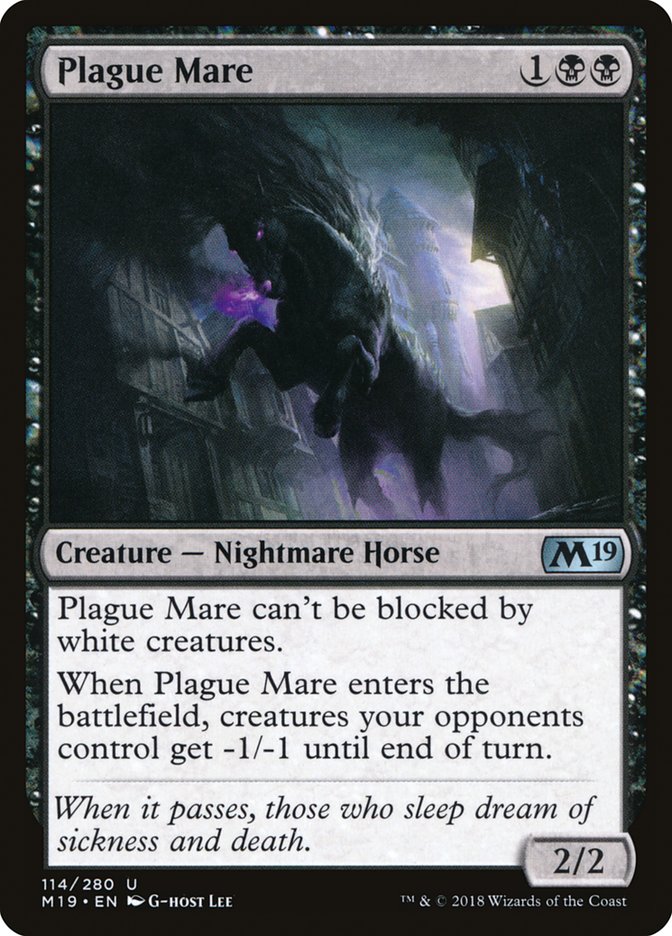 Plague Mare [Core Set 2019] | Deep Dive Games St. Marys