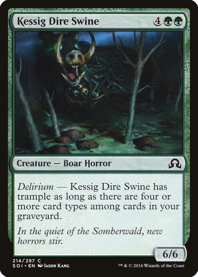 Kessig Dire Swine [Shadows over Innistrad] | Deep Dive Games St. Marys