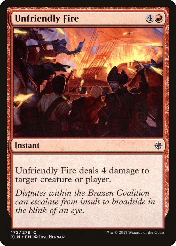 Unfriendly Fire [Ixalan] | Deep Dive Games St. Marys