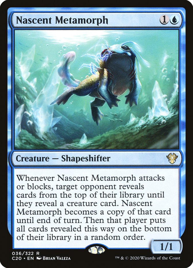 Nascent Metamorph [Commander 2020] | Deep Dive Games St. Marys