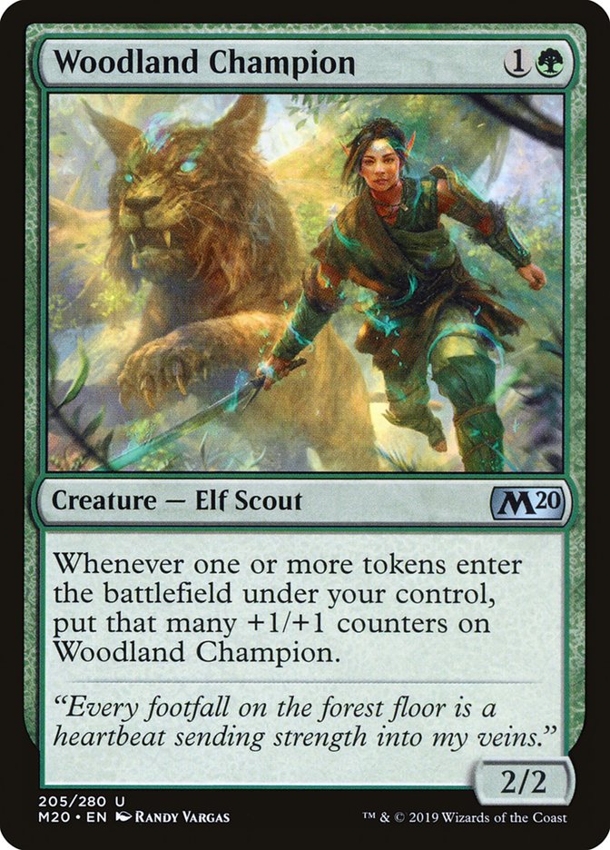 Woodland Champion [Core Set 2020] | Deep Dive Games St. Marys