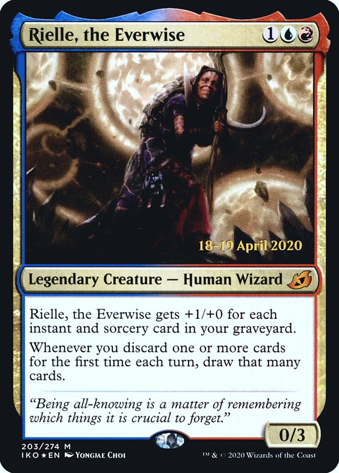 Rielle, the Everwise [Ikoria: Lair of Behemoths Prerelease Promos] | Deep Dive Games St. Marys