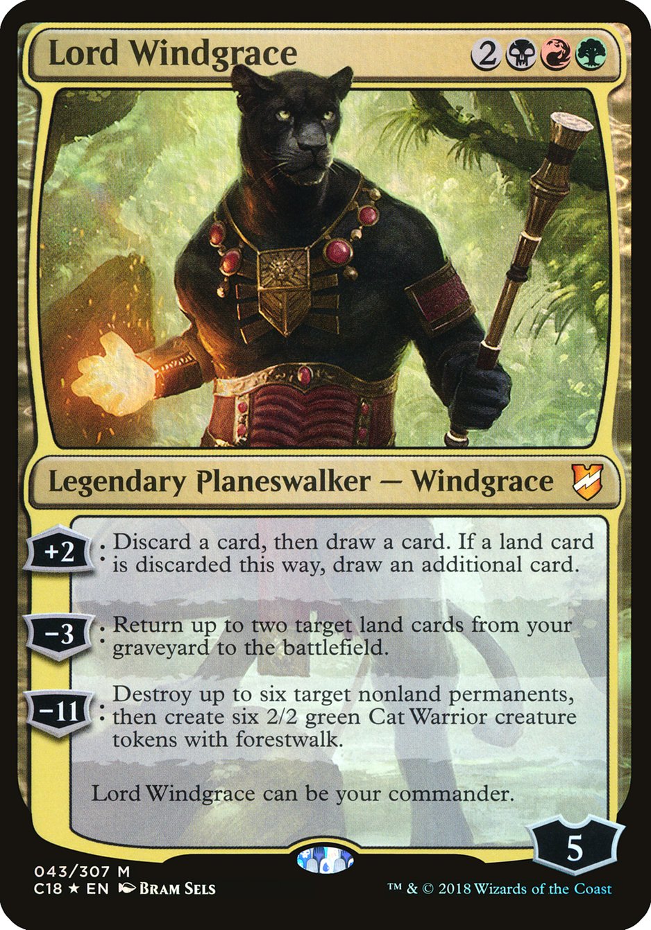 Lord Windgrace (Oversized) [Commander 2018 Oversized] | Deep Dive Games St. Marys