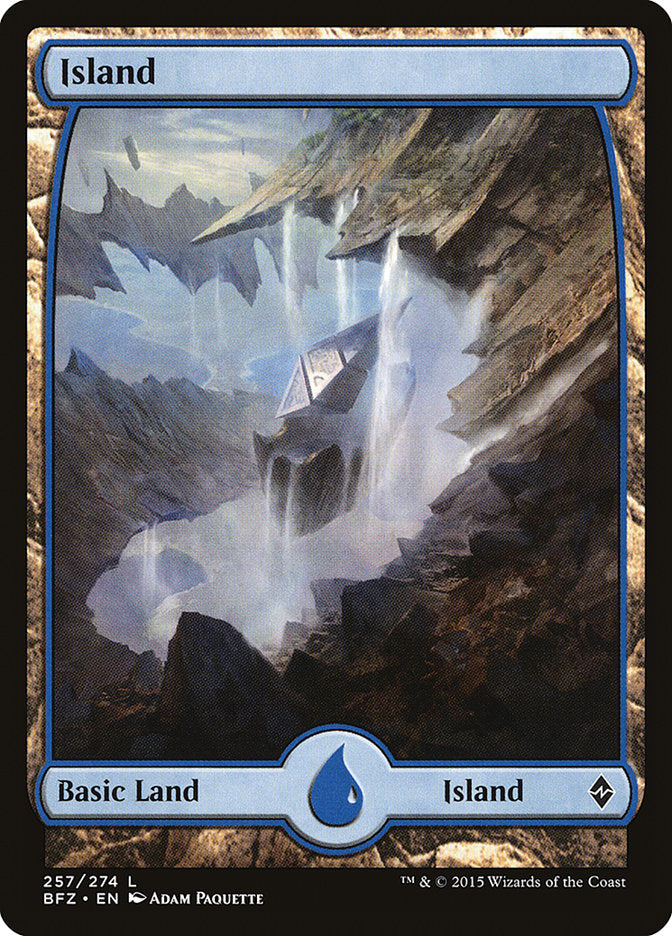 Island (257) [Battle for Zendikar] | Deep Dive Games St. Marys
