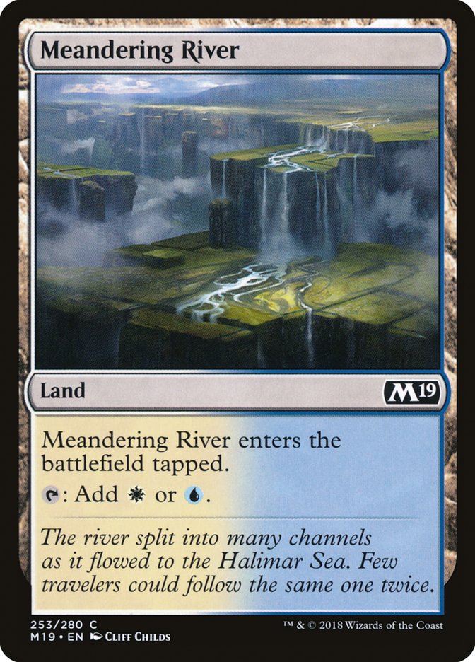 Meandering River [Core Set 2019] | Deep Dive Games St. Marys