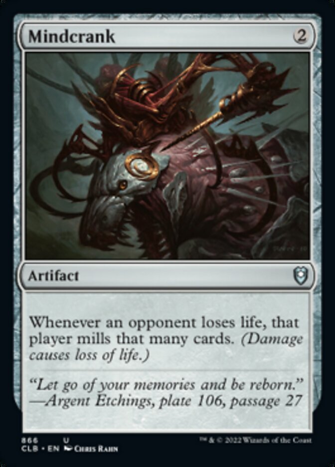 Mindcrank [Commander Legends: Battle for Baldur's Gate] | Deep Dive Games St. Marys