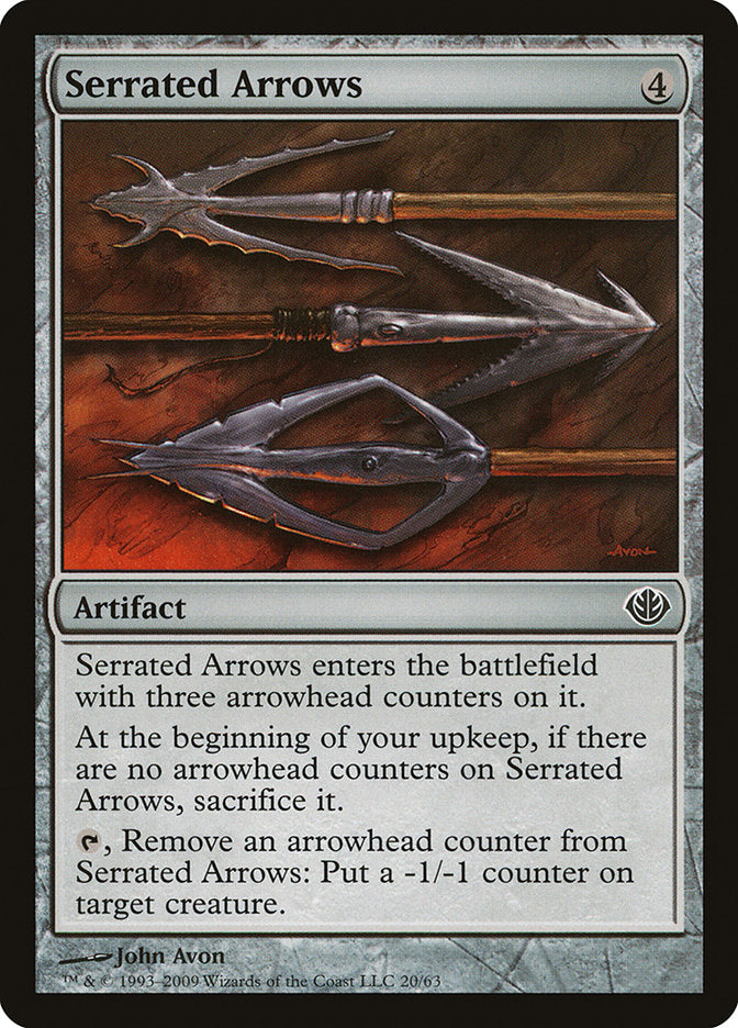Serrated Arrows [Duel Decks: Garruk vs. Liliana] | Deep Dive Games St. Marys
