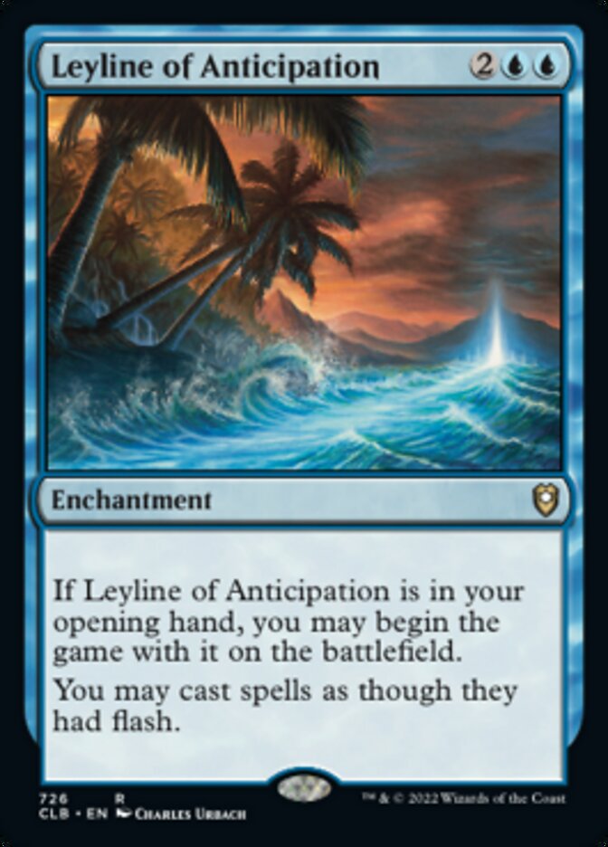 Leyline of Anticipation [Commander Legends: Battle for Baldur's Gate] | Deep Dive Games St. Marys