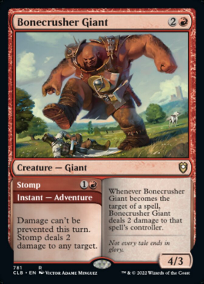 Bonecrusher Giant // Stomp [Commander Legends: Battle for Baldur's Gate] | Deep Dive Games St. Marys