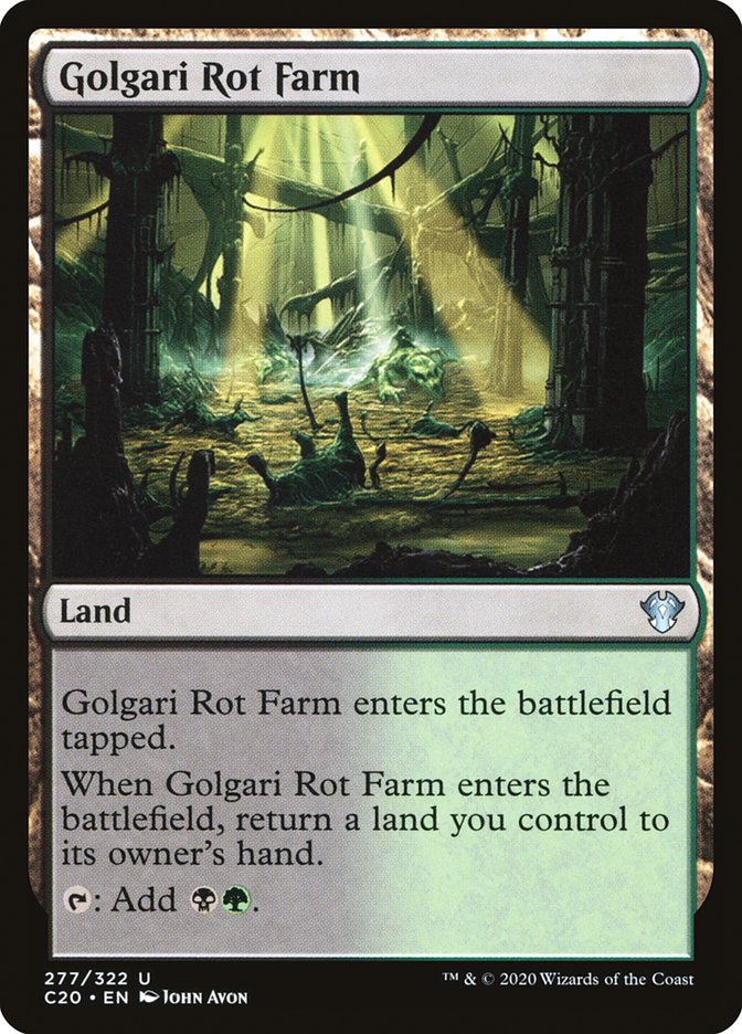 Golgari Rot Farm [Commander 2020] | Deep Dive Games St. Marys