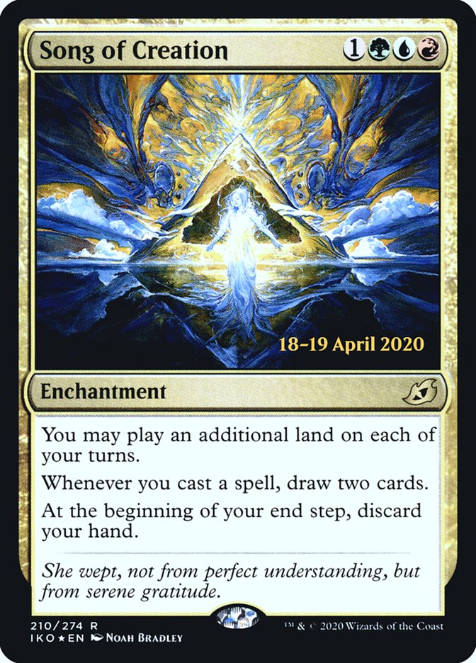 Song of Creation [Ikoria: Lair of Behemoths Prerelease Promos] | Deep Dive Games St. Marys