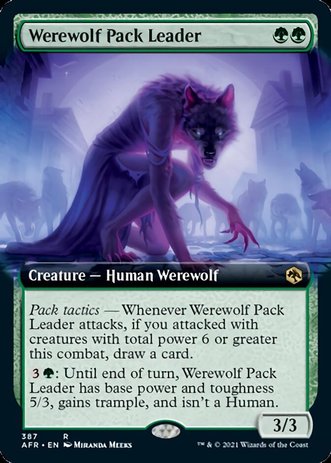 Werewolf Pack Leader (Extended Art) [Dungeons & Dragons: Adventures in the Forgotten Realms] | Deep Dive Games St. Marys