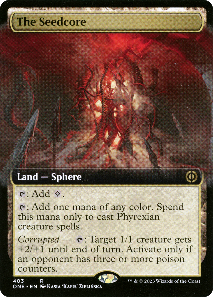 The Seedcore (Extended Art) [Phyrexia: All Will Be One] | Deep Dive Games St. Marys