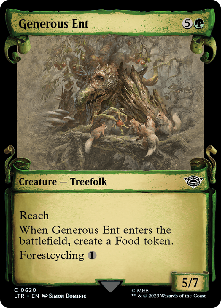 Generous Ent [The Lord of the Rings: Tales of Middle-Earth Showcase Scrolls] | Deep Dive Games St. Marys