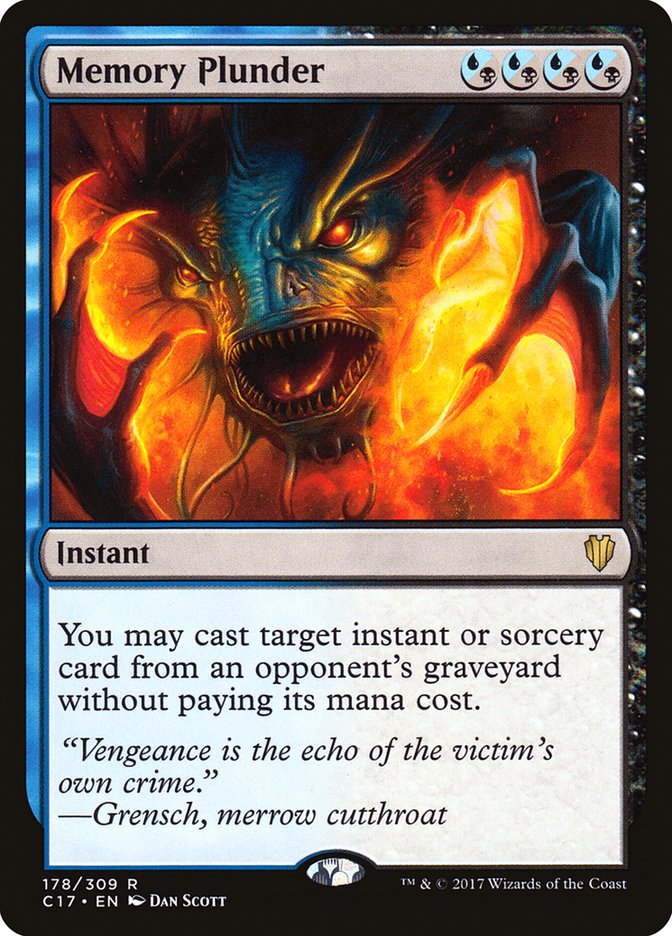 Memory Plunder [Commander 2017] | Deep Dive Games St. Marys