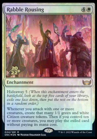 Rabble Rousing [Streets of New Capenna Prerelease Promos] | Deep Dive Games St. Marys