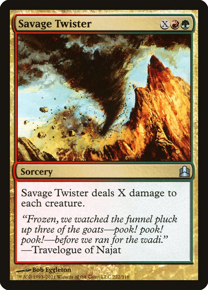 Savage Twister [Commander 2011] | Deep Dive Games St. Marys