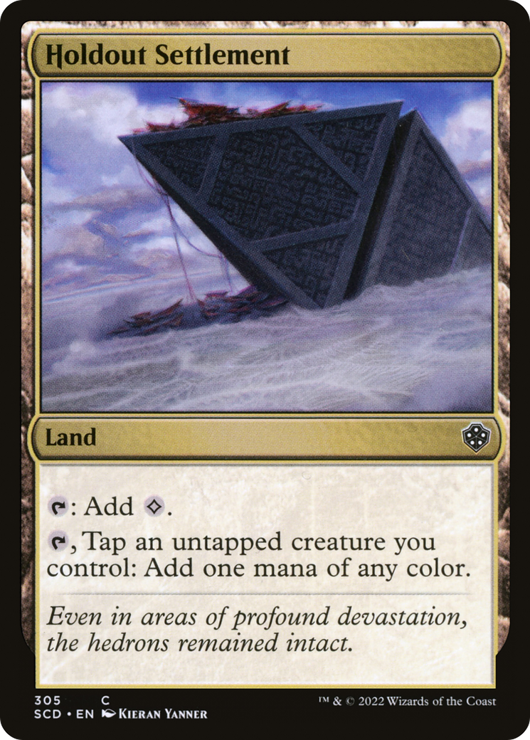 Holdout Settlement [Starter Commander Decks] | Deep Dive Games St. Marys
