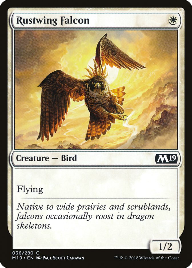 Rustwing Falcon [Core Set 2019] | Deep Dive Games St. Marys