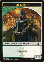 Saproling // Elf Knight Double-Sided Token [Guilds of Ravnica Guild Kit Tokens] | Deep Dive Games St. Marys