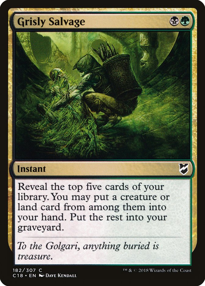 Grisly Salvage [Commander 2018] | Deep Dive Games St. Marys