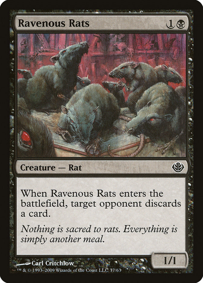 Ravenous Rats [Duel Decks: Garruk vs. Liliana] | Deep Dive Games St. Marys