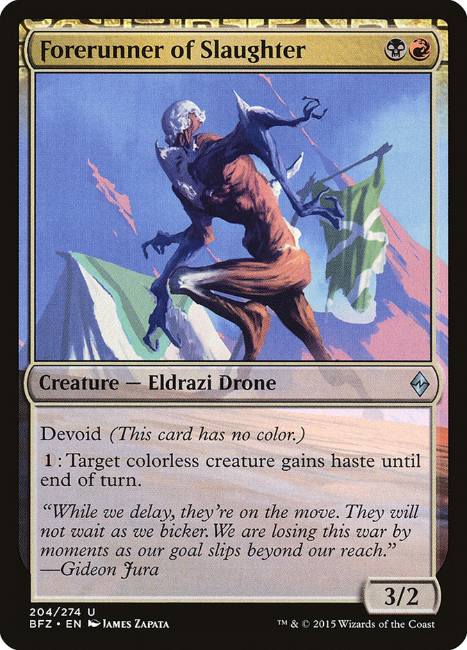 Forerunner of Slaughter [Battle for Zendikar] | Deep Dive Games St. Marys