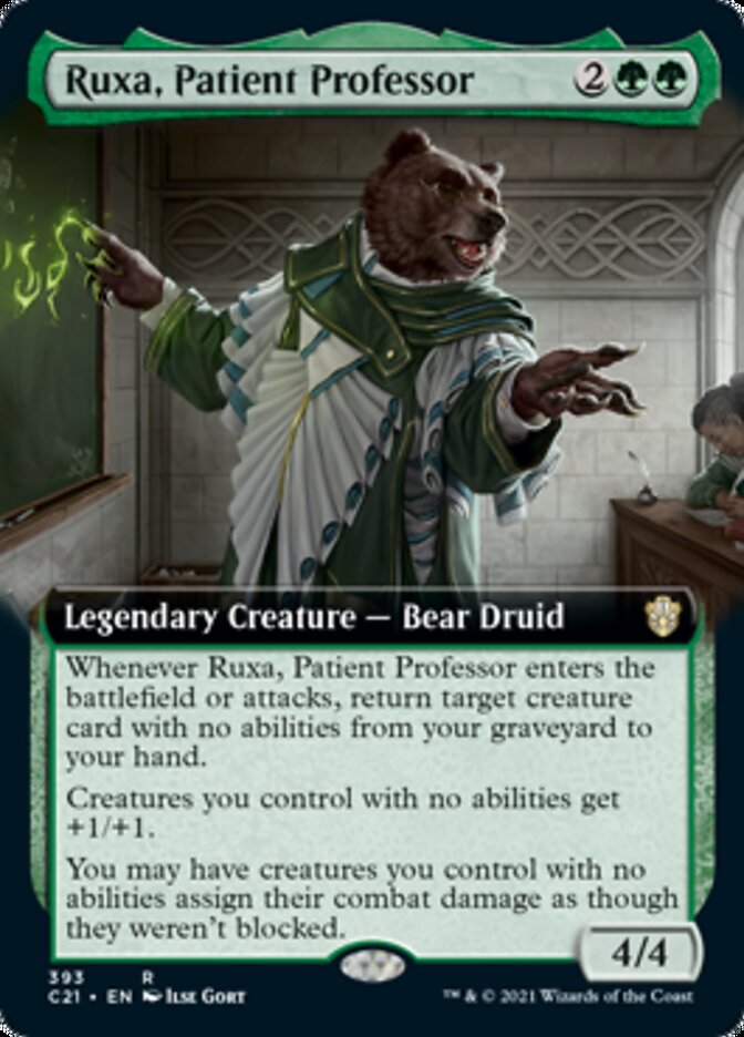 Ruxa, Patient Professor (Extended Art) [Commander 2021] | Deep Dive Games St. Marys