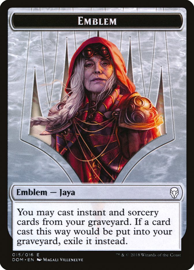 Jaya Ballard Emblem [Dominaria Tokens] | Deep Dive Games St. Marys