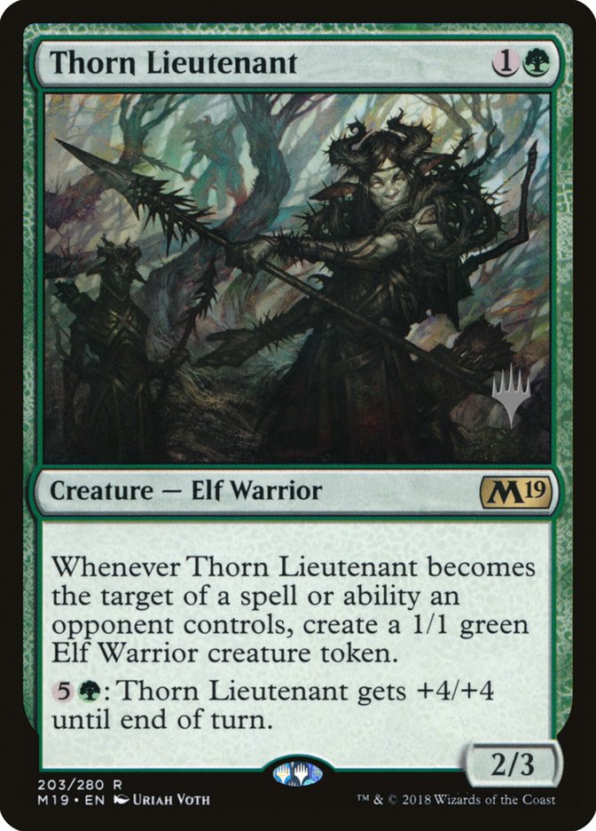 Thorn Lieutenant (Promo Pack) [Core Set 2019 Promos] | Deep Dive Games St. Marys